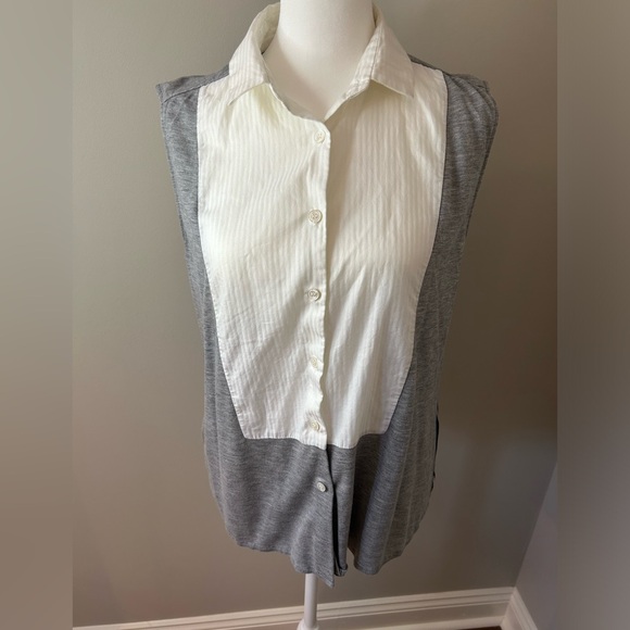 Pas de Calais sleeveless striped top - Picture 1 of 5